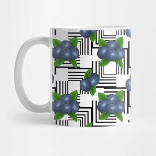 Blueberries Pattern Mug